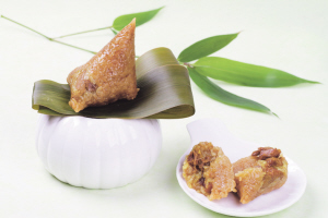 鲜香肉粽
