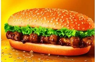 干酪汉堡包(夹单层肉饼)